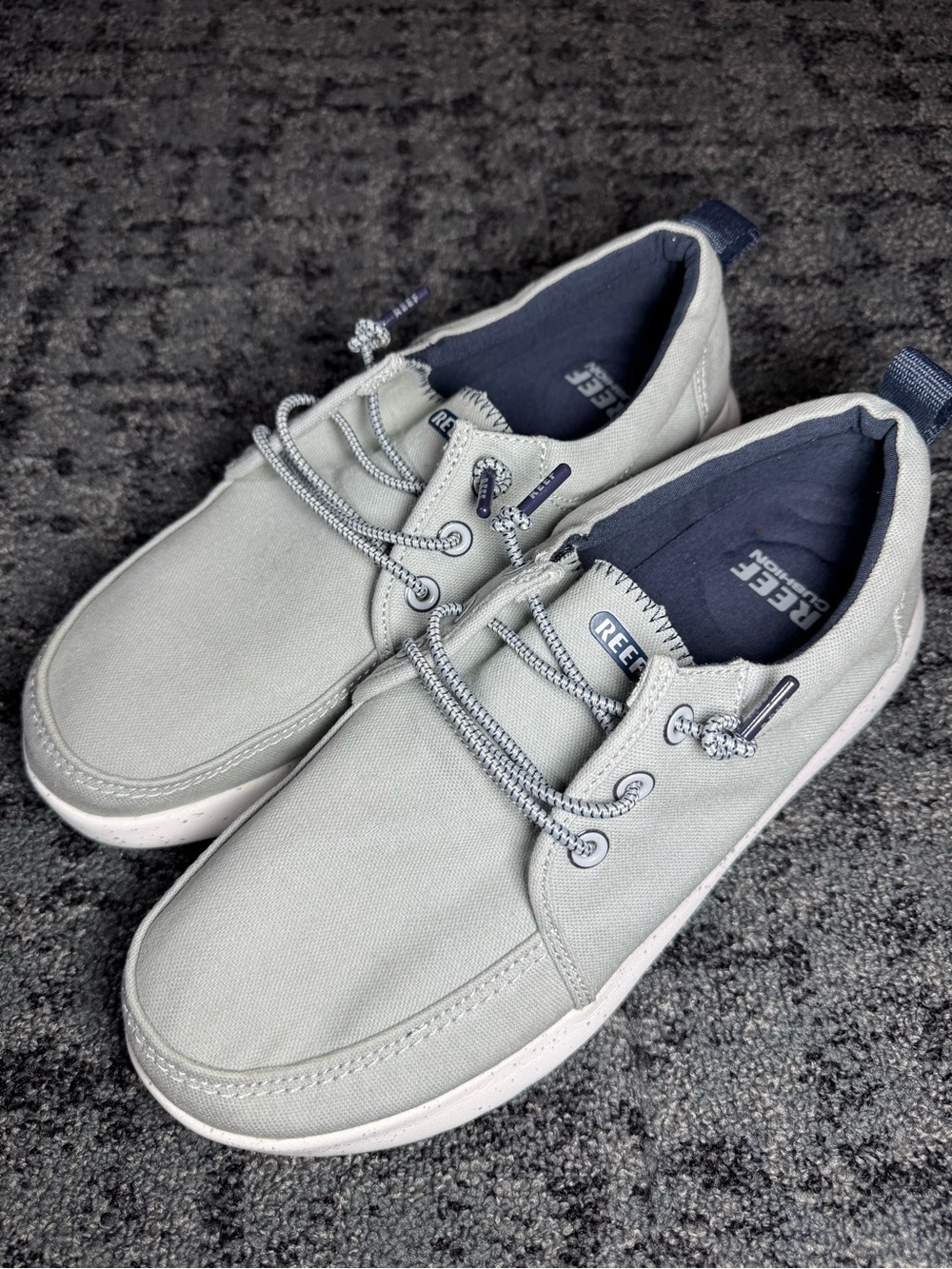 Reef Men's Swellsole Cutback Grey Comfort Casual Shoes Size 11.5